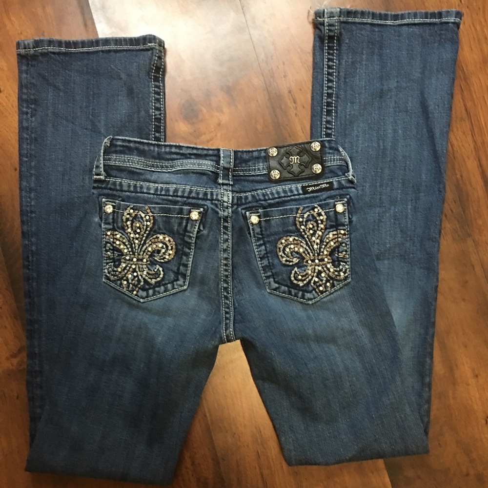 Miss Me jeans. Girls size 16 youth. Boot cut.